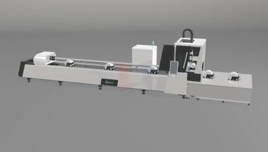 領(lǐng)秀激光光纖切管機(jī)演示視頻